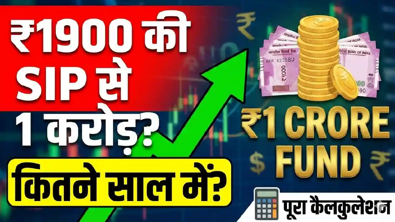 1900 rupees sip calculation